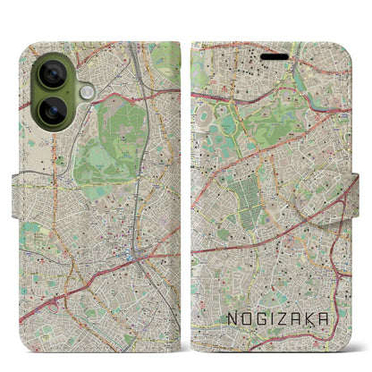 【乃木坂（東京都）】地図柄iPhoneケース（手帳タイプ）