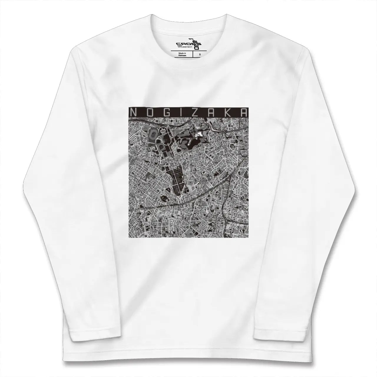 【乃木坂（東京都）】地図柄ロングスリーブTシャツ