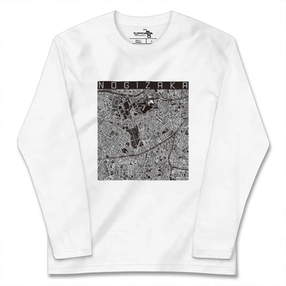 【乃木坂（東京都）】地図柄ロングスリーブTシャツ