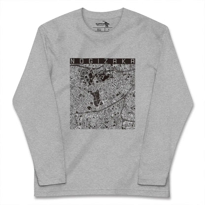 【乃木坂（東京都）】地図柄ロングスリーブTシャツ