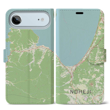 【野辺地（青森県）】地図柄iPhoneケース（手帳タイプ）