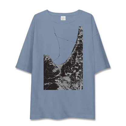 【野辺地（青森県）】地図柄ビッグシルエットTシャツ