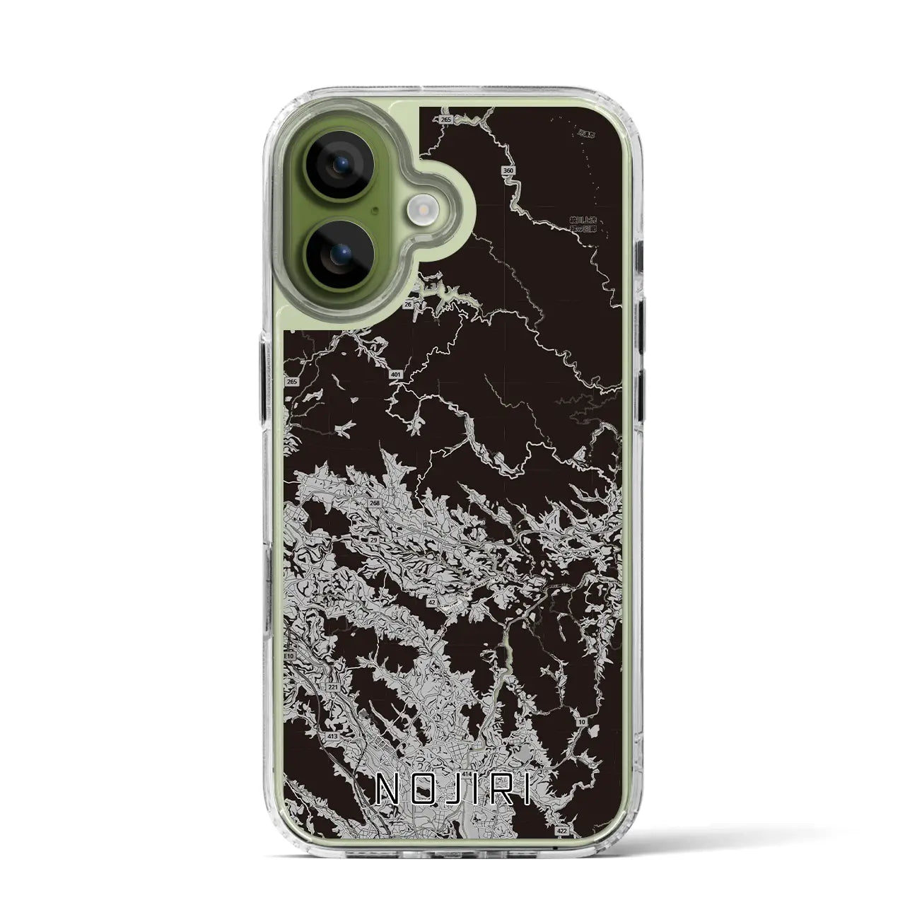 【野尻（宮崎県）】地図柄iPhoneケース（MagSafeタイプ）