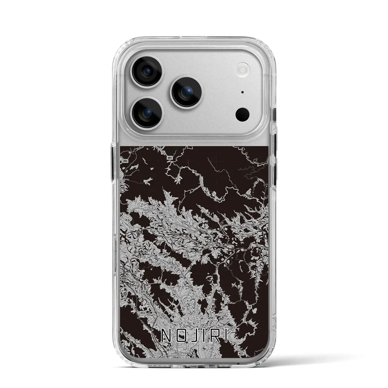 【野尻（宮崎県）】地図柄iPhoneケース（MagSafeタイプ）