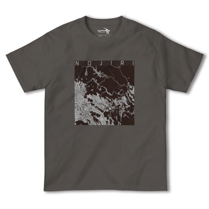 【野尻（宮崎県）】地図柄ヘビーウェイトTシャツ