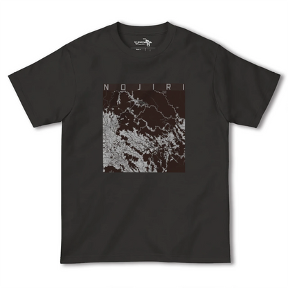 【野尻（宮崎県）】地図柄ヘビーウェイトTシャツ