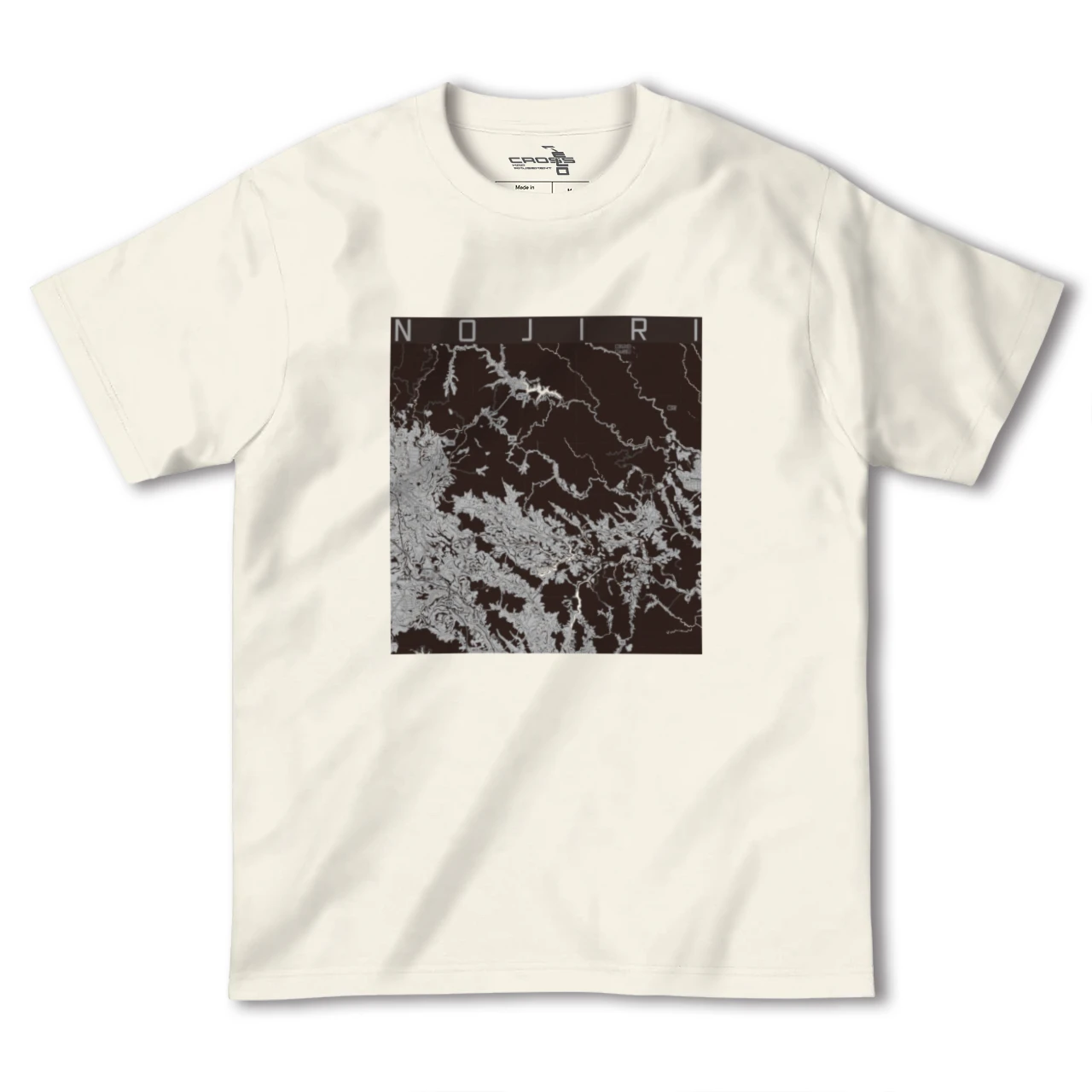 【野尻（宮崎県）】地図柄ヘビーウェイトTシャツ