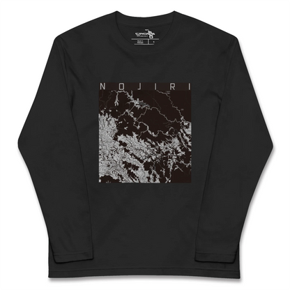 【野尻（宮崎県）】地図柄ロングスリーブTシャツ