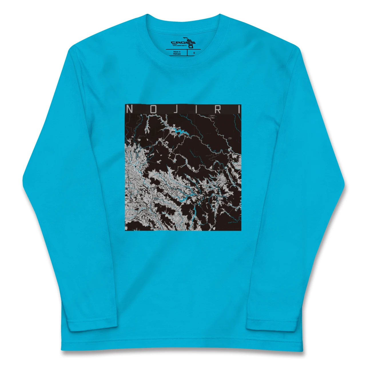 野尻（宮崎県）】地図柄ロングスリーブTシャツ – クロスフィールド