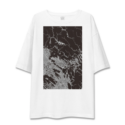 【野尻（宮崎県）】地図柄ビッグシルエットTシャツ