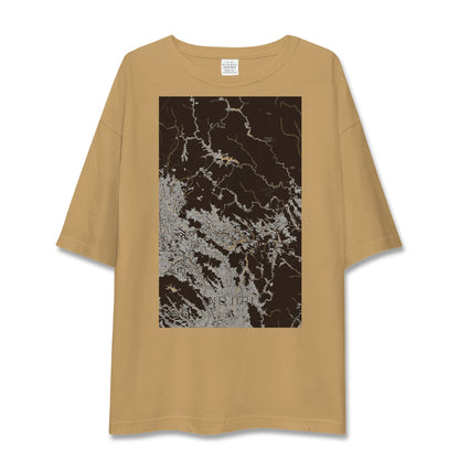 【野尻（宮崎県）】地図柄ビッグシルエットTシャツ