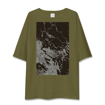 【野尻（宮崎県）】地図柄ビッグシルエットTシャツ