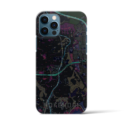 【能見台（神奈川県）】地図柄iPhoneケース（バックカバータイプ）