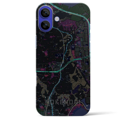 【能見台（神奈川県）】地図柄iPhoneケース（バックカバータイプ）