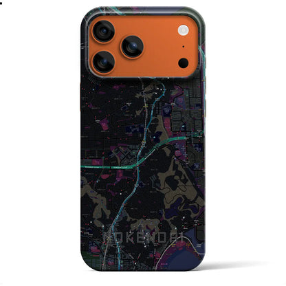 【能見台（神奈川県）】地図柄iPhoneケース（バックカバータイプ）