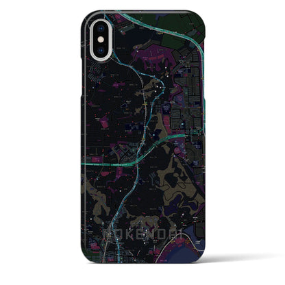 【能見台（神奈川県）】地図柄iPhoneケース（バックカバータイプ）