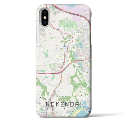 【能見台（神奈川県）】地図柄iPhoneケース（バックカバータイプ）