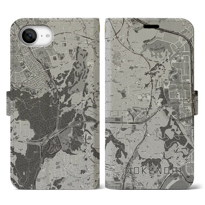 【能見台（神奈川県）】地図柄iPhoneケース（手帳タイプ）