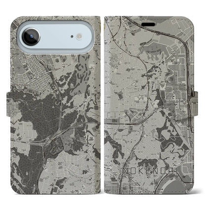 【能見台（神奈川県）】地図柄iPhoneケース（手帳タイプ）