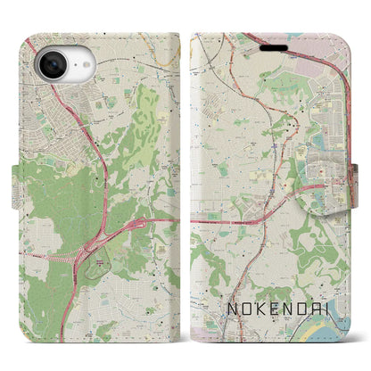 【能見台（神奈川県）】地図柄iPhoneケース（手帳タイプ）