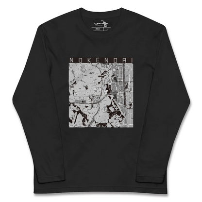【能見台（神奈川県）】地図柄ロングスリーブTシャツ