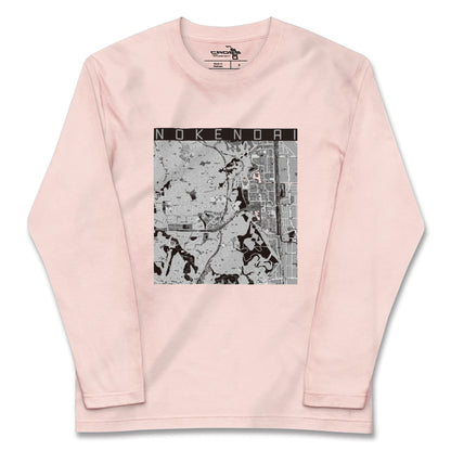 【能見台（神奈川県）】地図柄ロングスリーブTシャツ