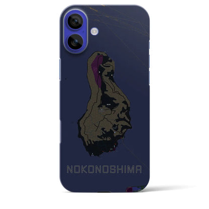 【能古島（福岡県）】地図柄iPhoneケース（バックカバータイプ）