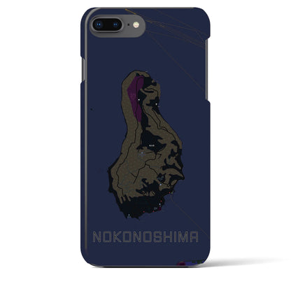 【能古島（福岡県）】地図柄iPhoneケース（バックカバータイプ）