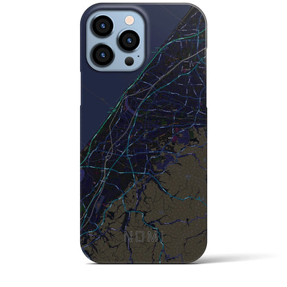 【能美（石川県）】地図柄iPhoneケース（バックカバータイプ）