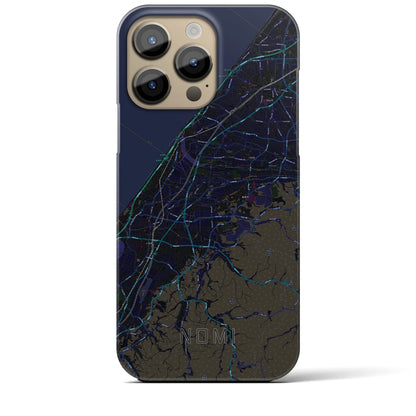 【能美（石川県）】地図柄iPhoneケース（バックカバータイプ）