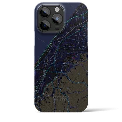 【能美（石川県）】地図柄iPhoneケース（バックカバータイプ）