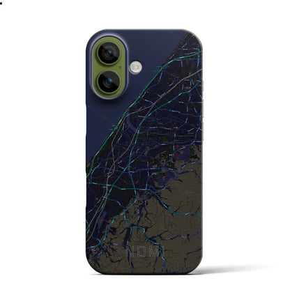 【能美（石川県）】地図柄iPhoneケース（バックカバータイプ）