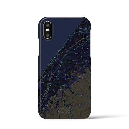 【能美（石川県）】地図柄iPhoneケース（バックカバータイプ）