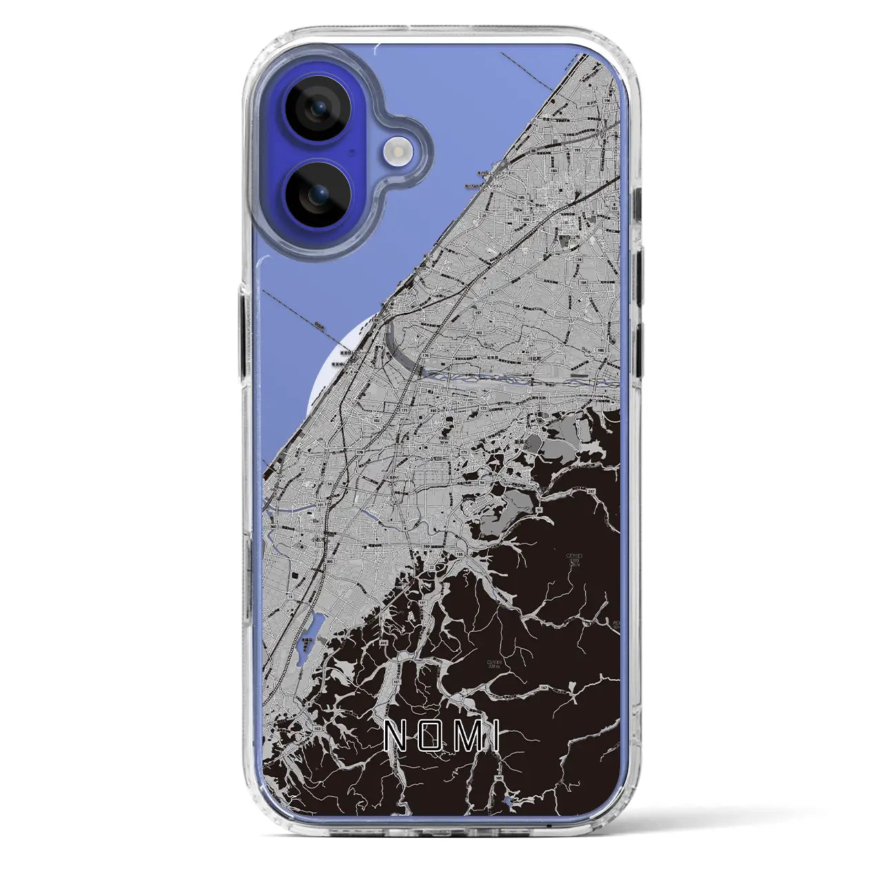 【能美（石川県）】地図柄iPhoneケース（MagSafeタイプ）