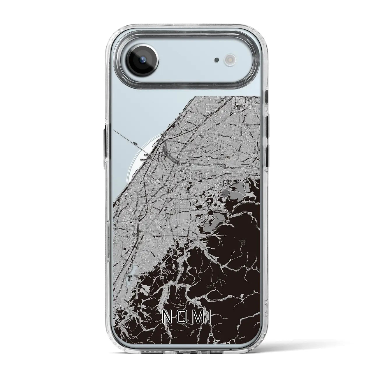 【能美（石川県）】地図柄iPhoneケース（MagSafeタイプ）