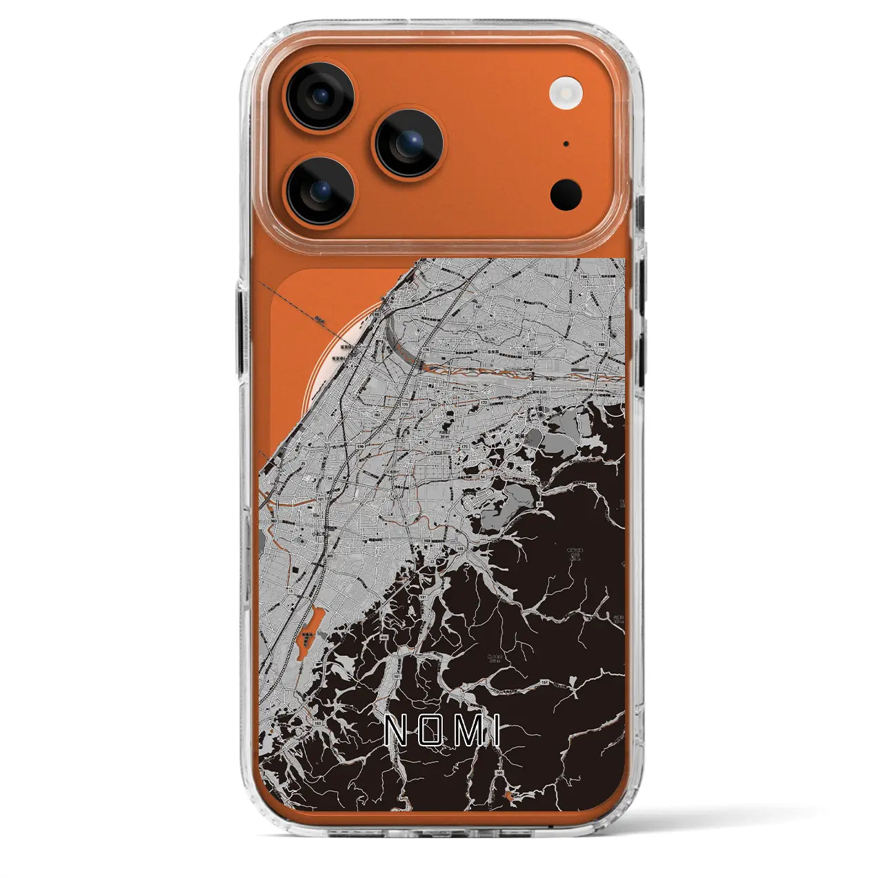 【能美（石川県）】地図柄iPhoneケース（MagSafeタイプ）