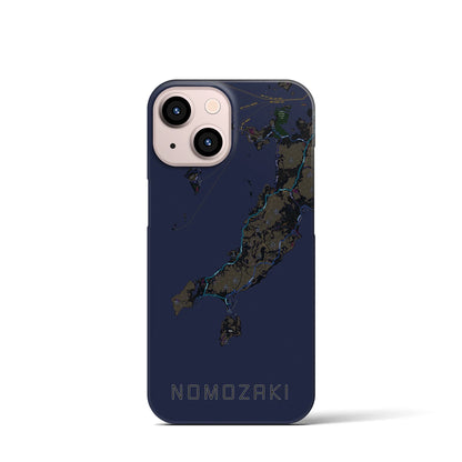 【野母崎（長崎県）】地図柄iPhoneケース（バックカバータイプ）