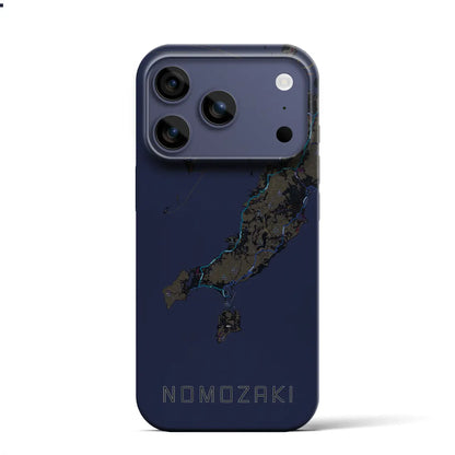 【野母崎（長崎県）】地図柄iPhoneケース（バックカバータイプ）