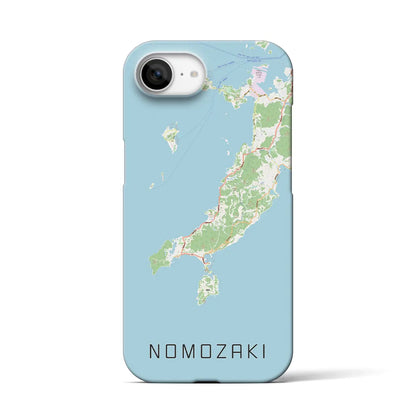 【野母崎（長崎県）】地図柄iPhoneケース（バックカバータイプ）