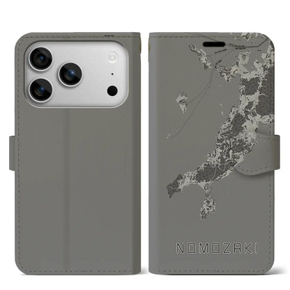 【野母崎（長崎県）】地図柄iPhoneケース（手帳タイプ）