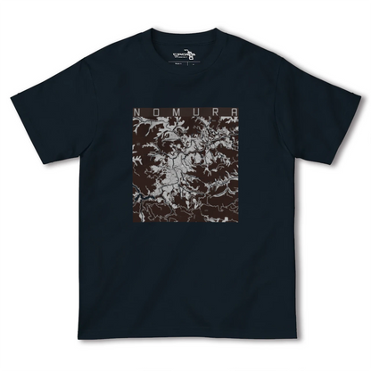 【野村（愛媛県）】地図柄ヘビーウェイトTシャツ