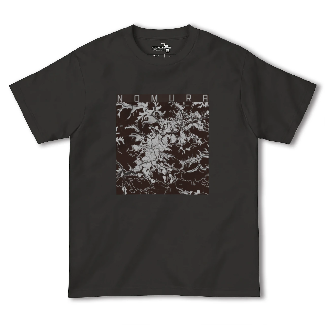 【野村（愛媛県）】地図柄ヘビーウェイトTシャツ