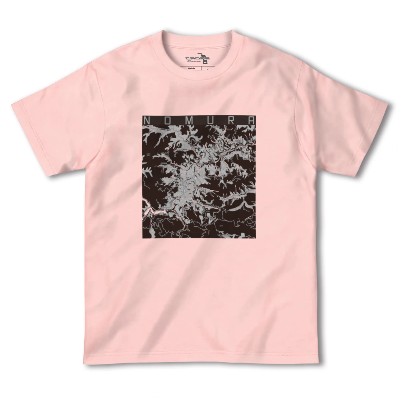 【野村（愛媛県）】地図柄ヘビーウェイトTシャツ