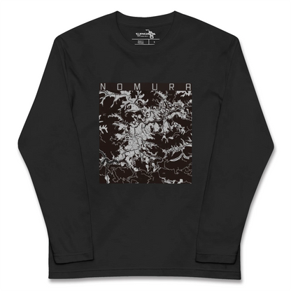 【野村（愛媛県）】地図柄ロングスリーブTシャツ