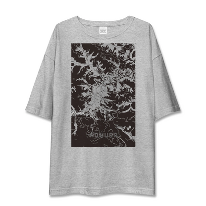 【野村（愛媛県）】地図柄ビッグシルエットTシャツ