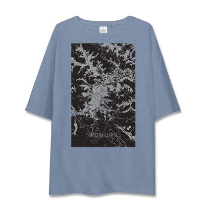 【野村（愛媛県）】地図柄ビッグシルエットTシャツ