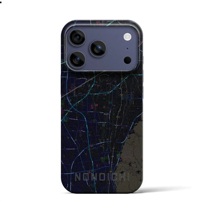 【野々市（石川県）】地図柄iPhoneケース（バックカバータイプ）