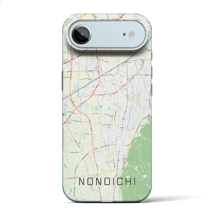 【野々市（石川県）】地図柄iPhoneケース（バックカバータイプ）