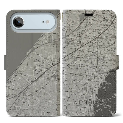 【野々市（石川県）】地図柄iPhoneケース（手帳タイプ）