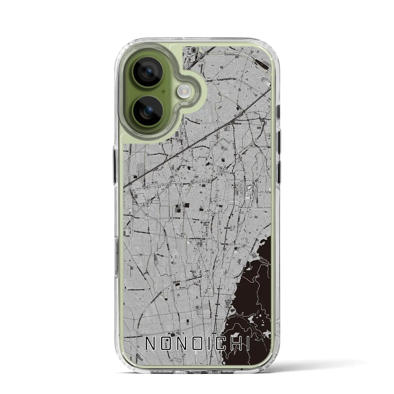 【野々市（石川県）】地図柄iPhoneケース（MagSafeタイプ）